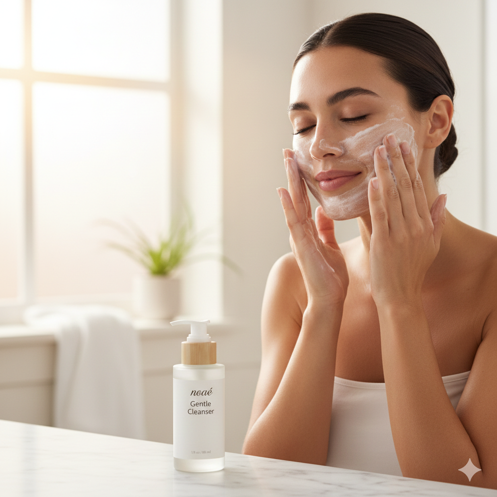 Gentle face cleanser